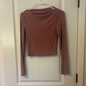 Wild Fable Dusty Rose Long Sleeve Blouse